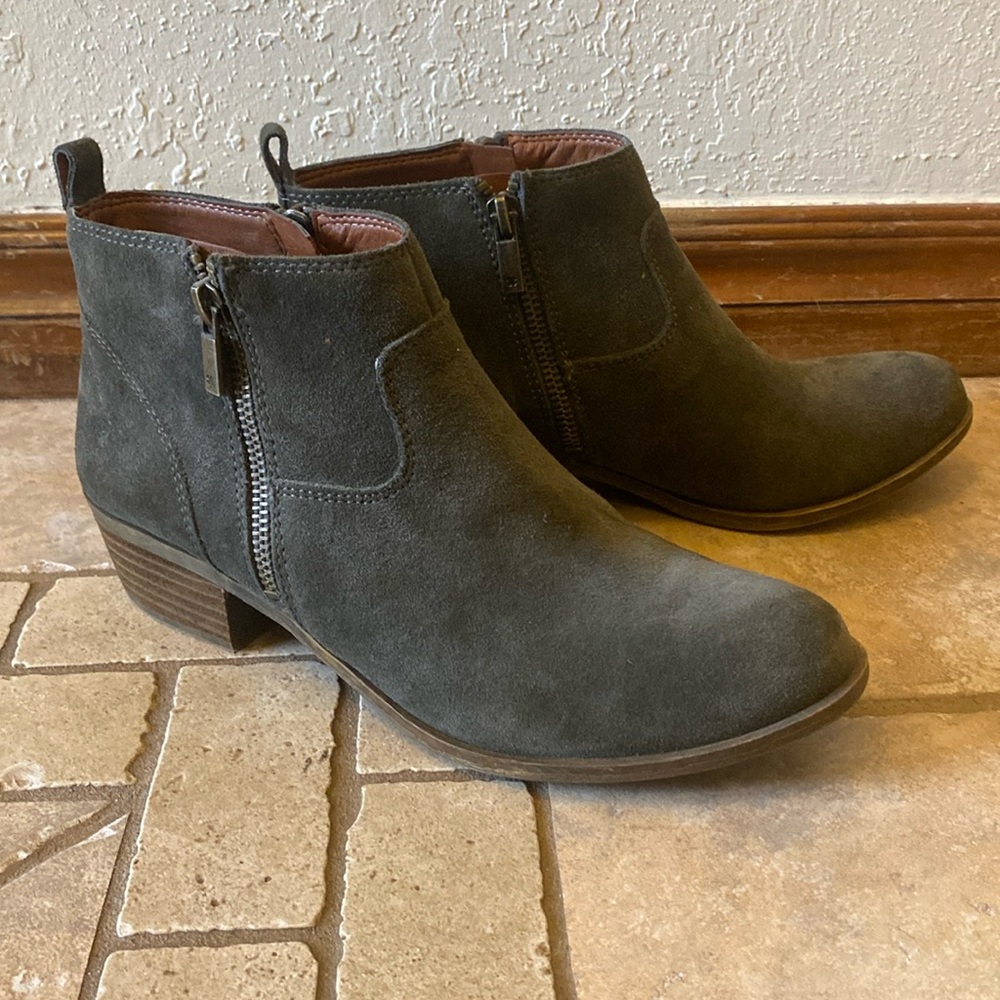 Lucky Brand Suede Booties